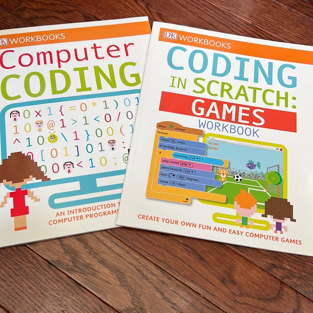 Computer Coding workbooks for kids